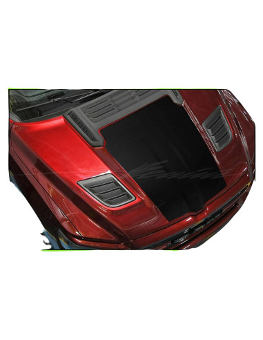 Calcomanías Rayas de Carrera Blackout para Capó Dodge Ram 1500