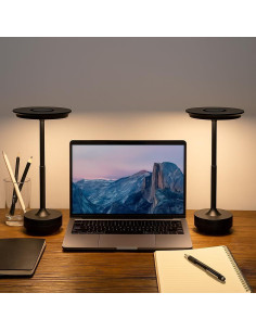 Lámpara de Mesa Inalámbrica Lusharbor 5200mAh Táctil 3 Colores 2