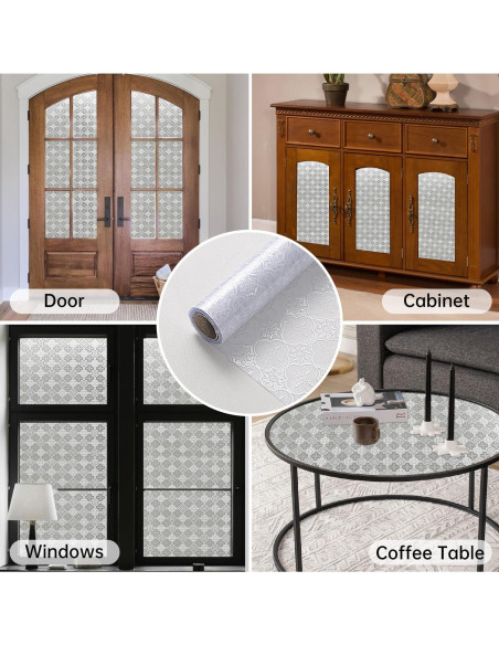 Película de Ventana Opaca DULEIXUFHEE 45cm x 300cm UV