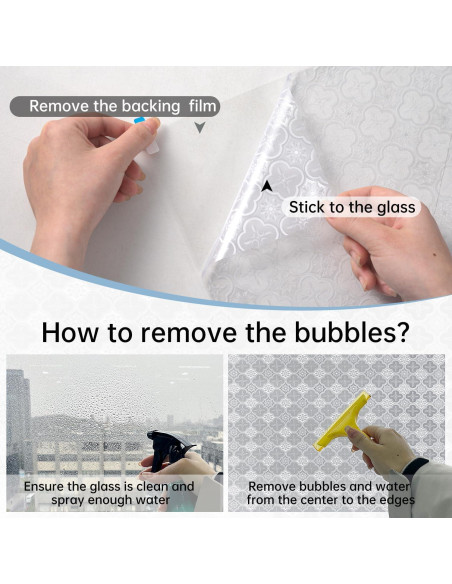 Película de Ventana Opaca DULEIXUFHEE 45cm x 300cm UV