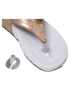 5 Pares Protector de Dedos de Gel Silicona Transparente Elandy