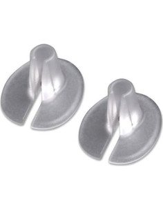 5 Pares Protector de Dedos de Gel Silicona Transparente Elandy 2