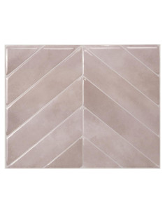 Azulejos Peel and Stick Smart Tiles 5 Hojas 29x21 cm Rosa Viby