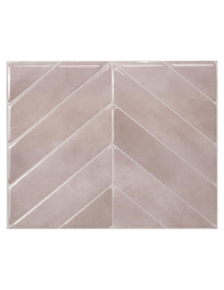 Azulejos Peel and Stick Smart Tiles 5 Hojas 29x21 cm Rosa Viby