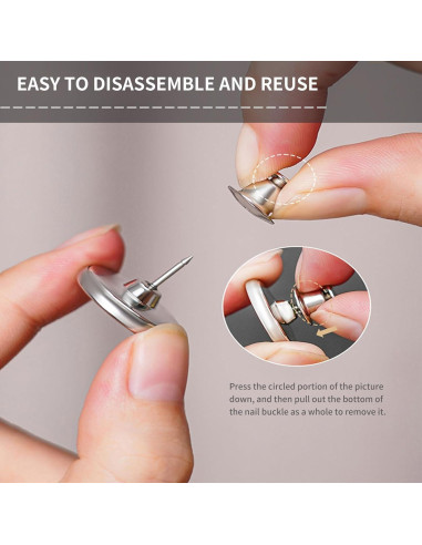 24 Clips Magnéticos para Cortinas M_lapis - Fuerte Sujeción