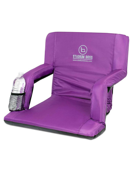 Silla de Estadio Acolchada Stadium Boss Morado 6 Posiciones