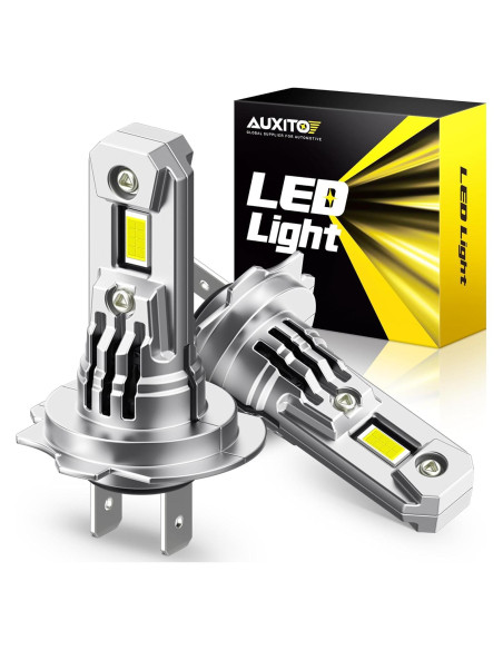 Bombillas LED H7 AUXITO 900% Brillo Ultra 6500K Paquete de 2