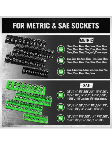 Organizador de Enchufes Magnético 8 PZS Swanlake Verde/Negro