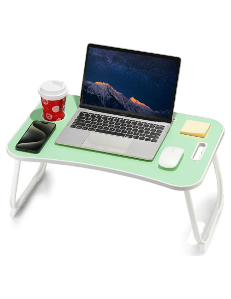 Mesa Plegable para Laptop ZEAPTAC Verde Pasto 60x40 cm
