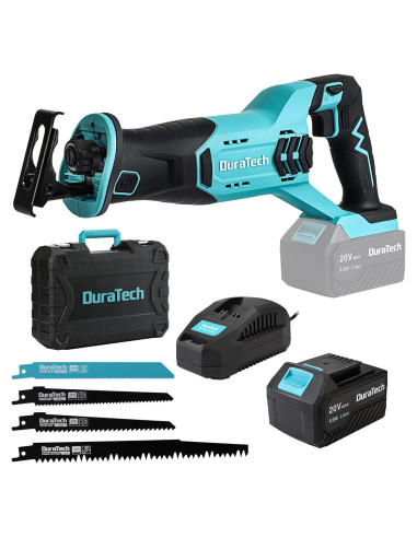 Sierra Recíproca Inalámbrica DURATECH 20V 4.0Ah 3000SPM