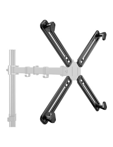 Adaptador VESA Suptek para Monitores 17 a 27" Negro