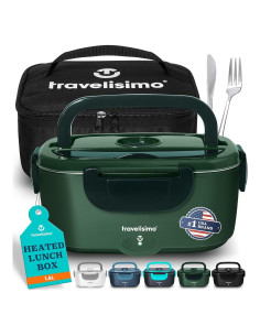 Lonchera Eléctrica TRAVELISIMO 1.5L Acero Inoxidable 80W