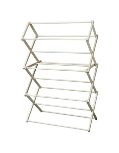 Soporte de Secado de Ropa Plegable Paz Clásica 132x91 cm