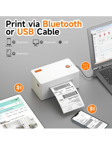 Impresora de Etiquetas Térmicas Bluetooth Shanyin A82Pro 4x6