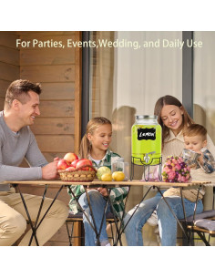 Dispensador de Bebidas de Vidrio JUSJAHLY 5.68L con Grifo Inoxidable 2