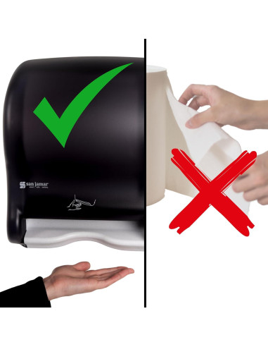 Dispensador de Toallas de Papel San Jamar T8400TBK Negro