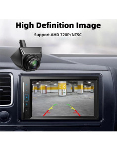 Cámara de Respaldo HD 720P Epronic Ajustable 360 Negra 2