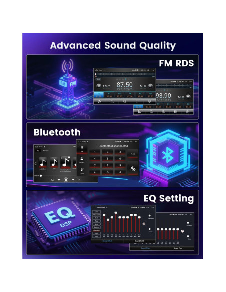 Estéreo de Coche Android Hikity 10.1" 2GB 64GB para Hyundai Tucson IX35 2010-2015