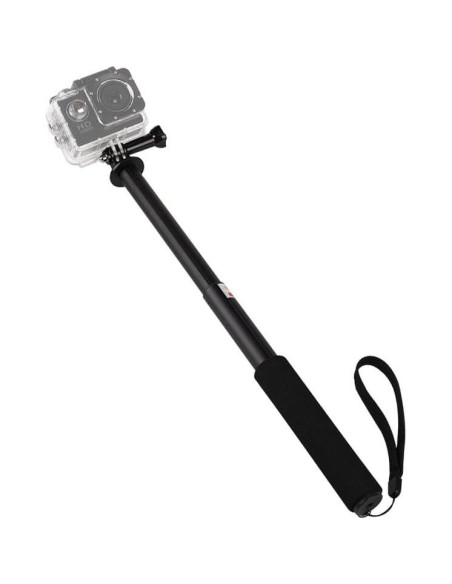 Bastón de Selfie Aluminio Extensible 75.5 cm para GoPro y Smartphone