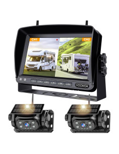 Cámara de Respaldo Inalámbrica VOONOA 1080P con Monitor 7"