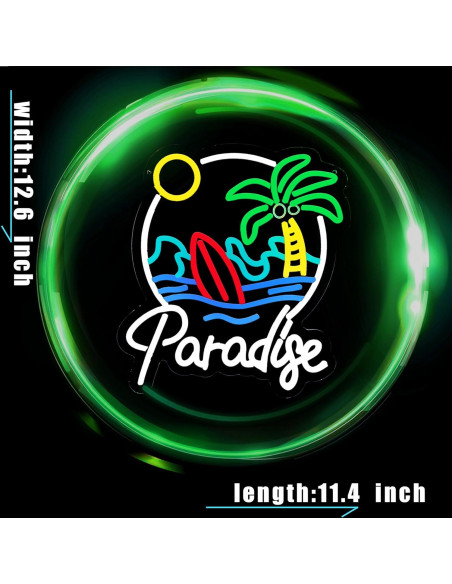 Luz de Neón LED Paraíso de Palma - Decoración Tropical