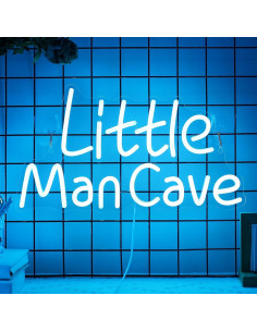 Letrero de Neón YuanDian Pequeña Cueva de Hombre 40.6x11.9cm 2