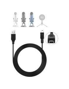 Cable USB A a mini USB 0.8m Blue Yeti Pro y Snowball iCE