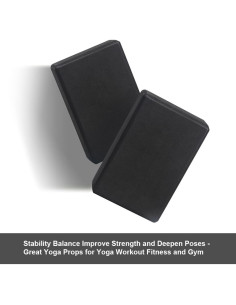 Bloques de Yoga EVA Forbidden Road 2 Piezas 22.8x7.6x15.2cm 2