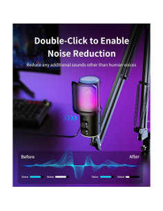 Micrófono USB Gaming M530 con Brazo y Cancelación de Ruido 2