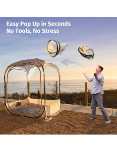 Tienda Deportiva EAST OAK Pop Up 3 Personas Impermeable 2.13m 2