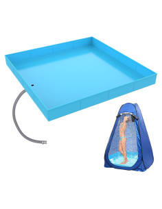 Base de Ducha Portátil ANTEQI HW-006 101.6x101.6cm Azul