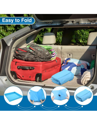 Base de Ducha Portátil ANTEQI HW-006 101.6x101.6cm Azul