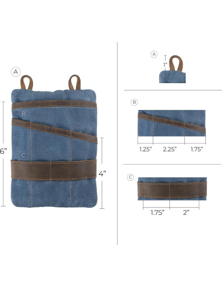 Bolsa de Herramientas Multiuso XL Hide & Drink - Lona Encerada