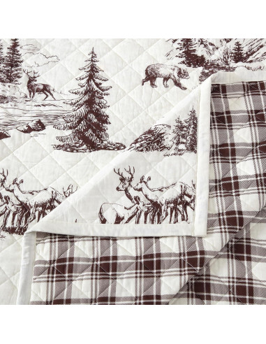 Juego de Colcha Reversible Paseo Road Individual 2 Piezas