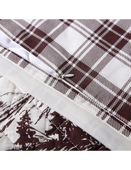 Juego de Colcha Reversible Paseo Road Individual 2 Piezas