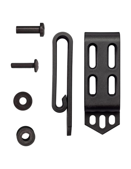 C-Clip Pequeño Cold Steel - Paquete de 2, Negro, 4.45 cm