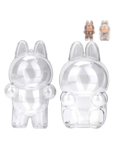 Estuche de Exhibición para Figuras Labubu - 2 Piezas