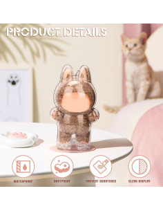 Estuche de Exhibición para Figuras Labubu - 2 Piezas 2