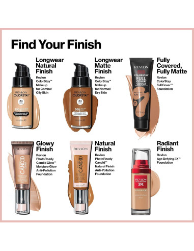 Base Mate Revlon ColorStay 28 g Almendra - Larga Duración