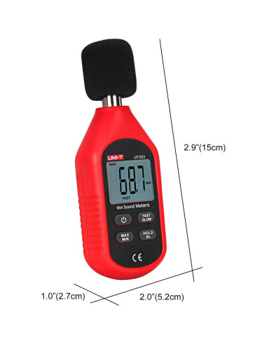 Medidor de Decibelios UNI-T UT353 Digital 30-130 dBA