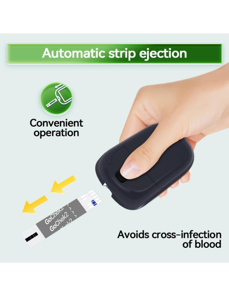 Kit Monitor de Glucosa MicroTech 100 Tiras y Lancetas
