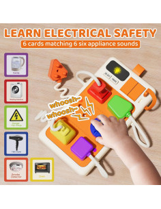 Regleta Sensorial Montessori ZW Creations 9 PCS para Niños 2