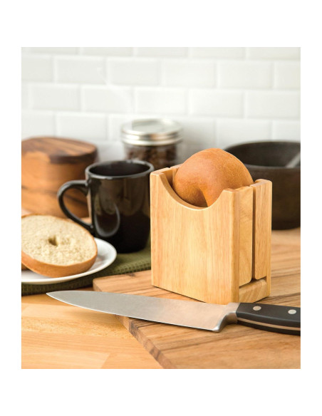 Cortador Sostenedor de Bagel Fox Run 13.34x7.62 cm Marrón