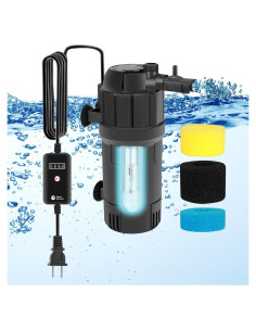 Filtro de Acuario AquaMiracle 10-40 Galones con Temporizador