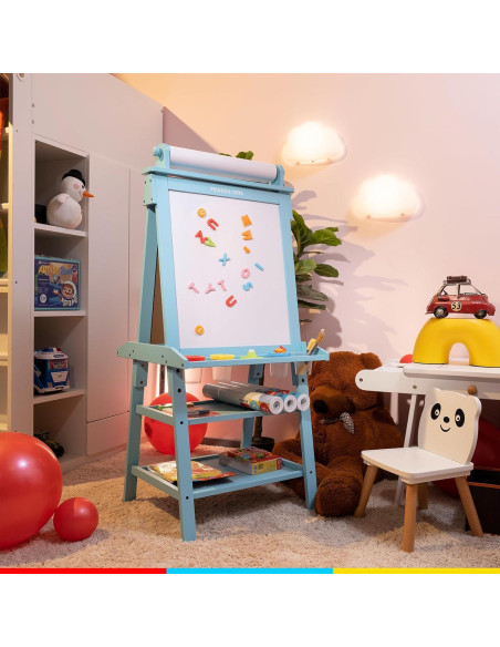 Caballete de Arte para Niños MEEDEN de Madera con Accesorios