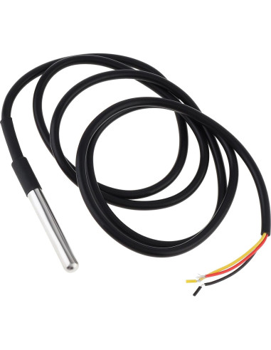 5 Sensores de Temperatura Digital DS18B20 Impermeables 1m