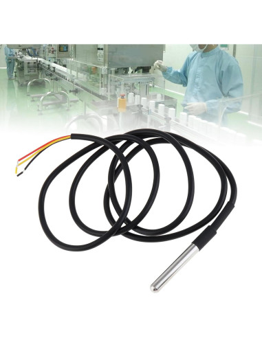 5 Sensores de Temperatura Digital DS18B20 Impermeables 1m