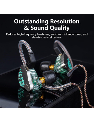 Juego de Puntas de Auriculares KBEAR FT01 Silicona y Espuma