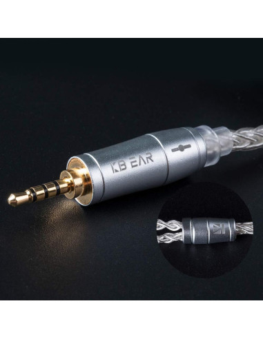 Cable de Auriculares KBEAR 8 Núcleos Cobre Plateado 2.5mm