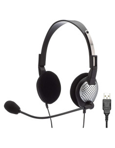 Auriculares Mono USB Andrea NC-181VM con Cancelación de Ruido